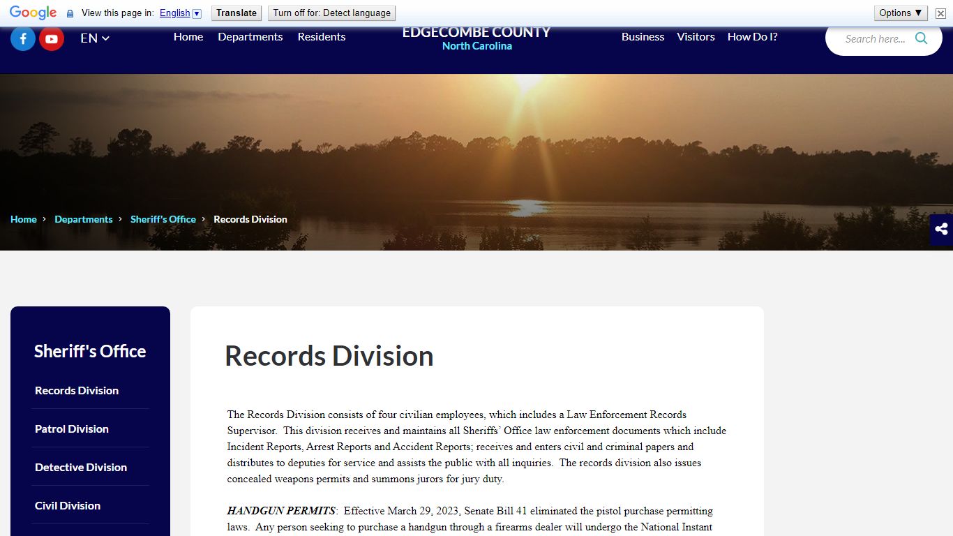 Records Division - Welcome to Edgecombe County